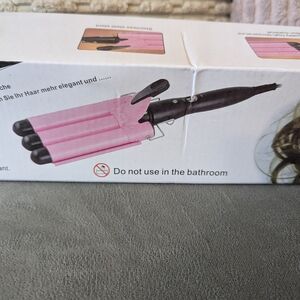 Pink Hair Waver Curling Iron